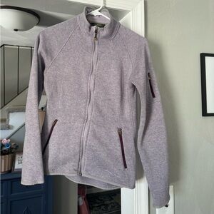 Women's Purple Eddie Bauer Fleece Jacket S